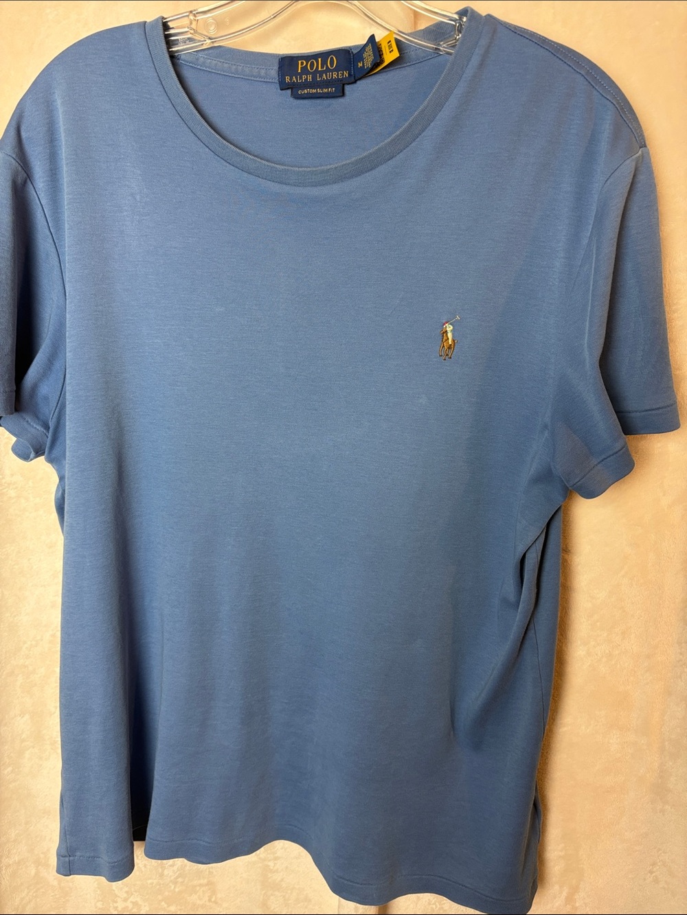 Polo by Ralph Lauren Light Blue Short Sleeve Crew Tee with Pony  men’s medium